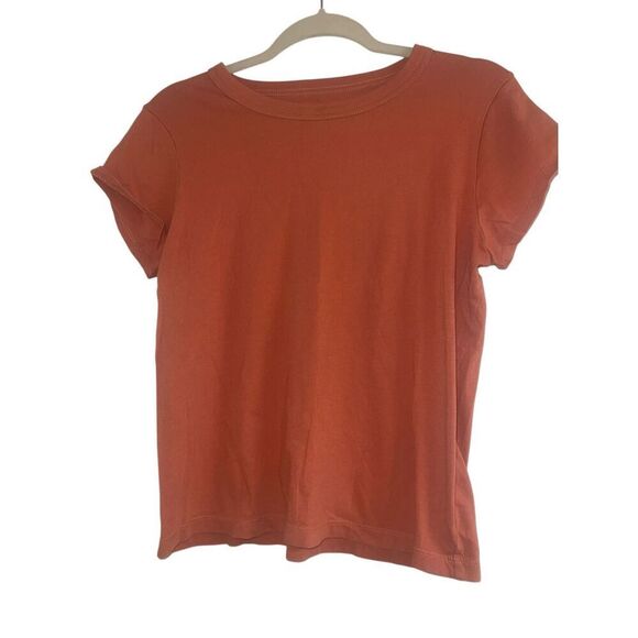 ✨Madewell Vintage Orange Crewneck Cotton Sz Medium T-Shirt✨ - Picture 2 of 5